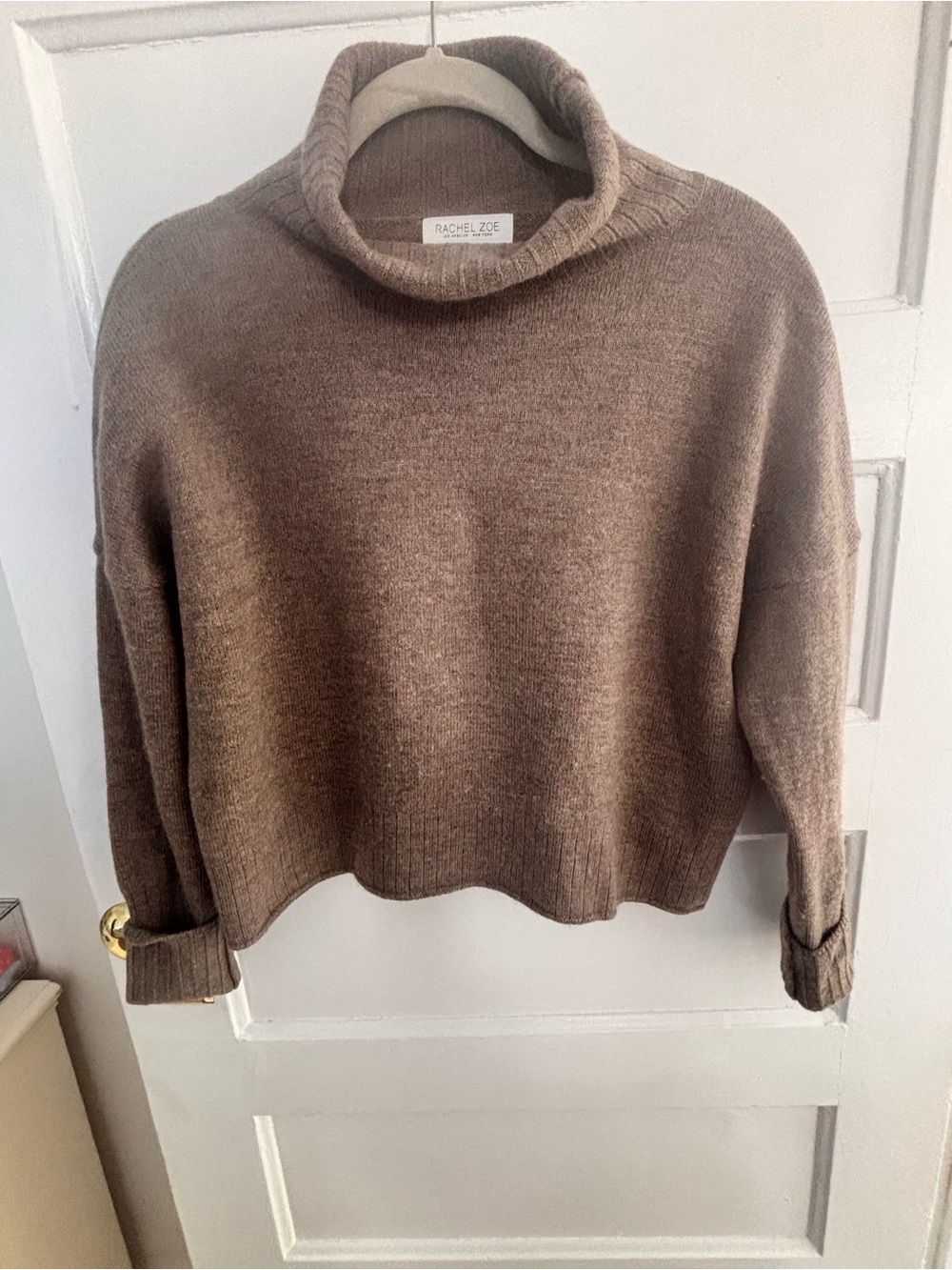 Rachel Zoe Extrafine Merino Wool Turtleneck Sweater